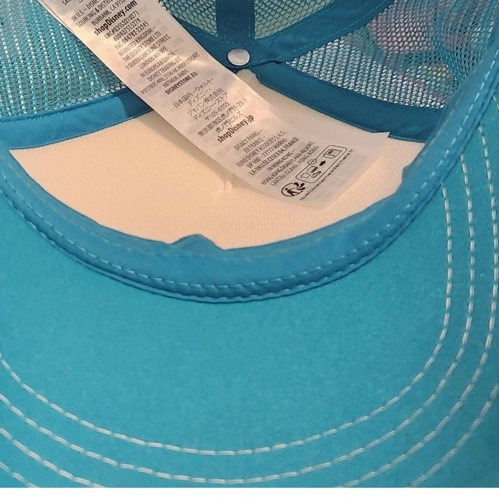 Marvel Guardians of the Galaxy Disney Parks Trucker Hat Teal White Mesh Snapback
